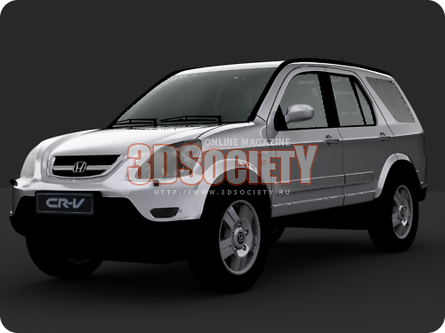 3dSkyHost: 3D model of the Honda CR-V 2002