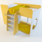3D модель  детская мебель 