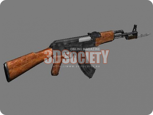 3D модель AK-47