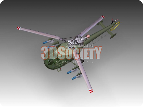 3D модель  Alouette III 