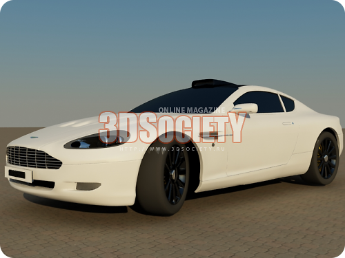 3D модель  Aston Martin 