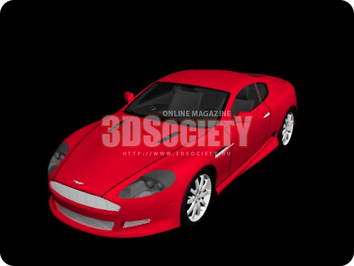 3D модель  Aston martin DB9 