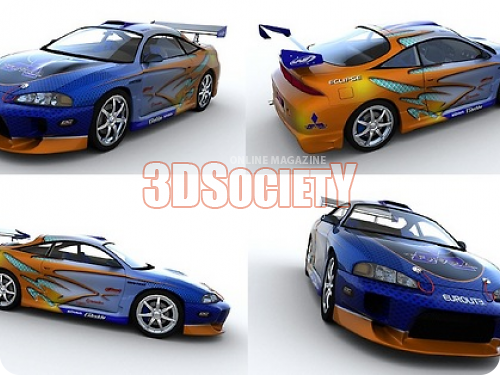 3D модель Автомобиль Eclipse