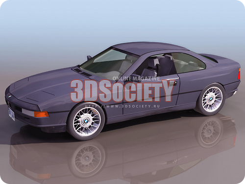 3D модель BMW 850P