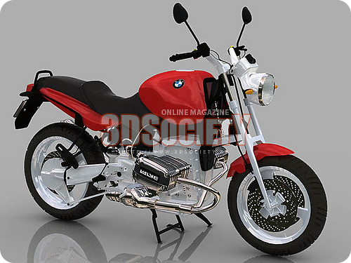 3D модель BMW R 1100 R мотоцикл