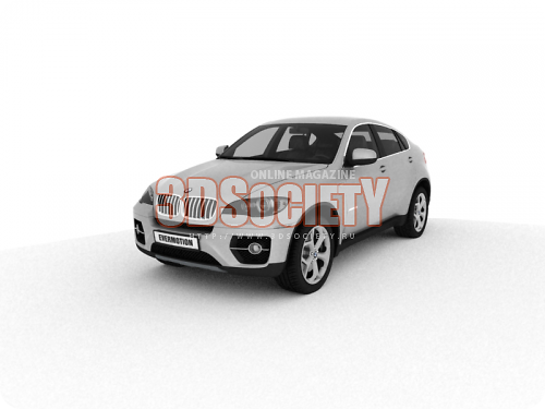 3D модель  bmw X6 