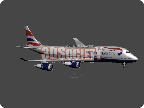 3D модель Boeing 747