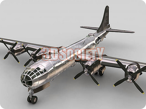 3D модель Boeing B-29 Superfortress