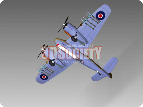 3D модель  Bristol Beaufighter 