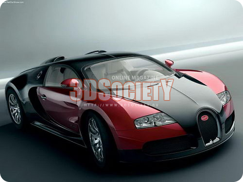 3D модель  Bugatti 