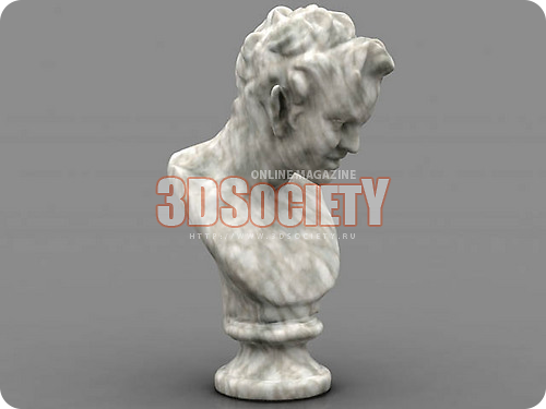 3D модель Бюст Сатира