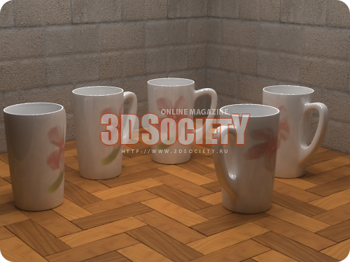3D модель  Чашка 