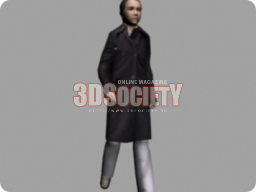 3D модель  человек 