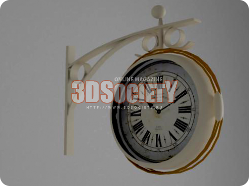 3D модель  clock 