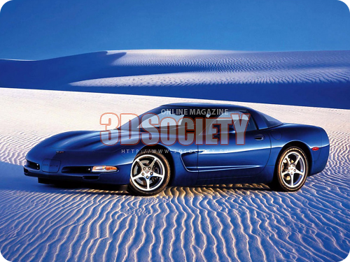 3D модель  Corvette C5-R 