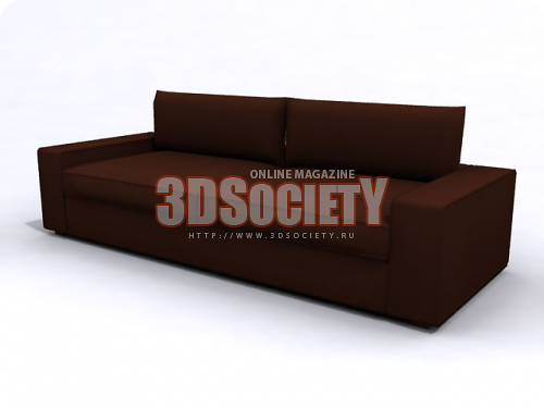 3D модель  divan ikea kivik tullinge 