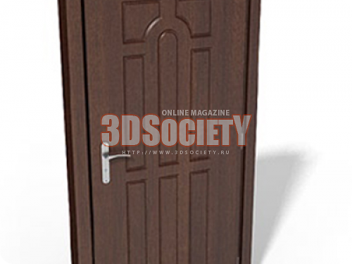 3D модель  дверь 