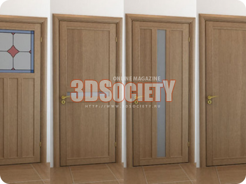 3D модель Двери union uniform