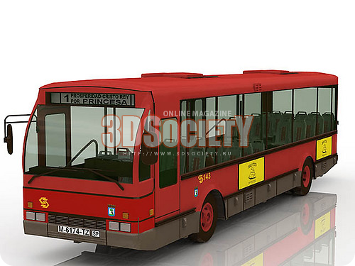 3D модель EMT автобус