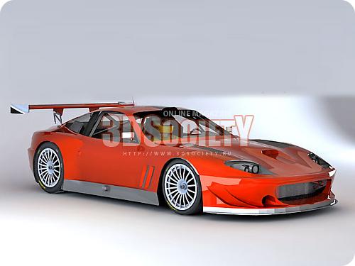 3D модель Ferrari 550 Maranello