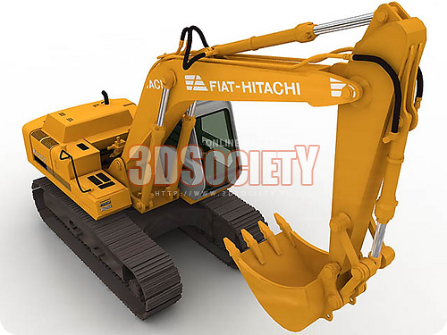 3D модель Fiat Hitachi FH 200