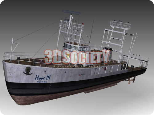 3D модель  Fishing Boat 