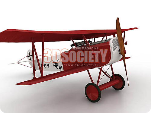 3D модель FOKKER R7