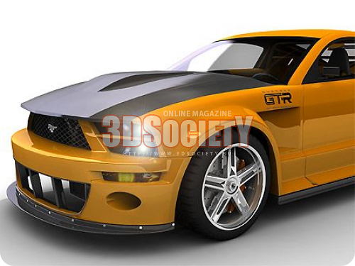 3D модель  Ford Mustang GTR 