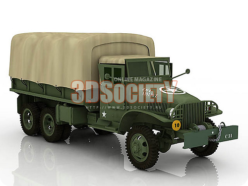 3D модель Грузовик GMC CCKW 353