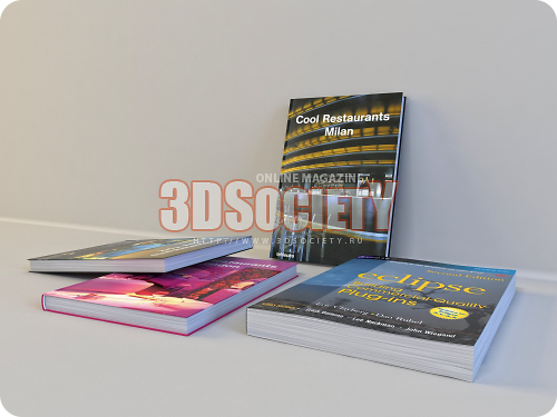 3D модель  книги 