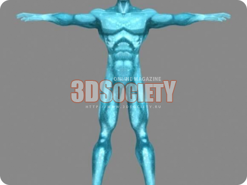 3D модель  ice man 