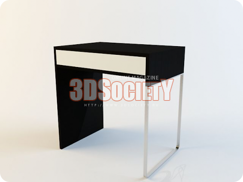 3D модель  стол IKEA Micke 
