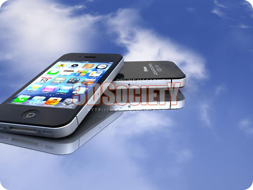 3D модель  Iphone 4 