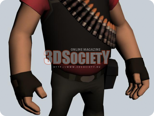 3D модель  из TF 2 (heavy) 