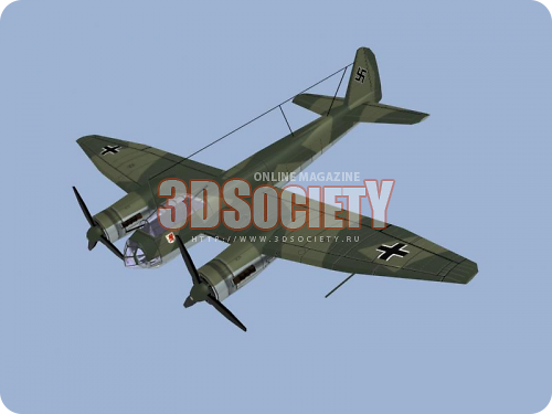 3D модель  Ju-88 