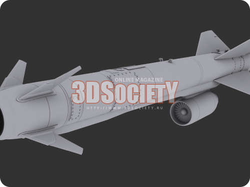 3D модель  ракета Х-29М2Э 