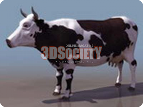 3D модель Корова