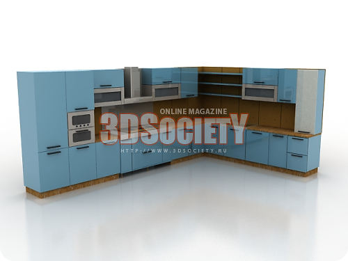 3D модель  Кухня 