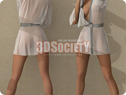 3D модель  lady 