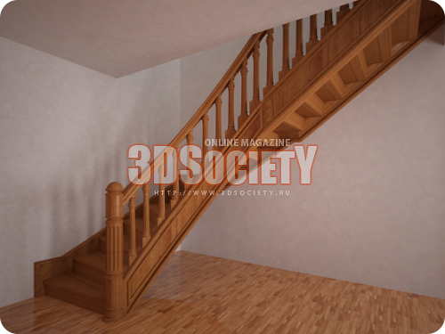 3D модель Лестница