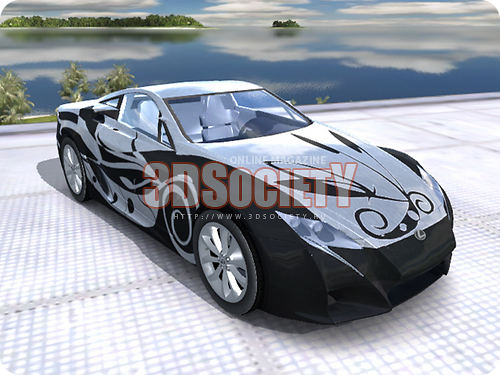 3D модель Lexus LF-A Concept