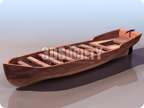 3D модель Лодка
