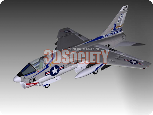 3D модель  LTV A-7 Corsair II 