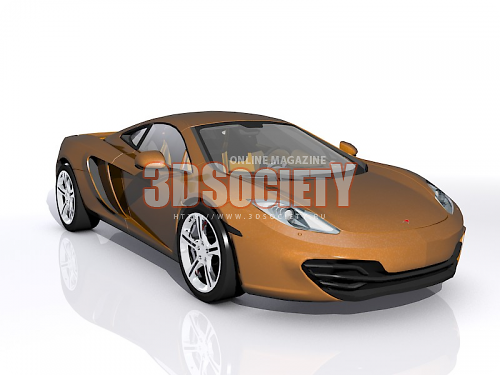 3D модель  McLaren MP4-12C 