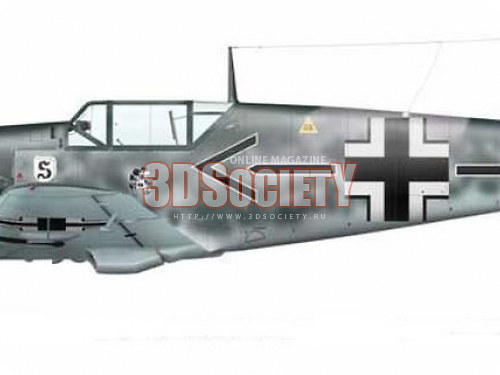 3D модель  Me bf 109 