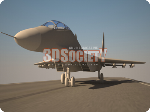 3D модель самолет МиГ-29