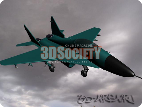 3D модель Самолет МиГ-29