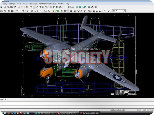 3D модель  Mitchell B25J 