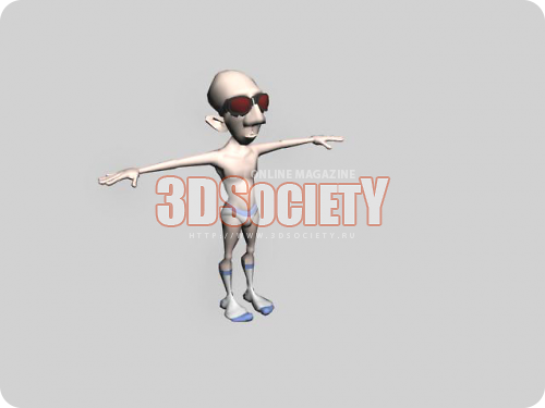 3D модель  pacageman 