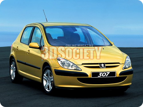 3D модель  Peugeot 307 